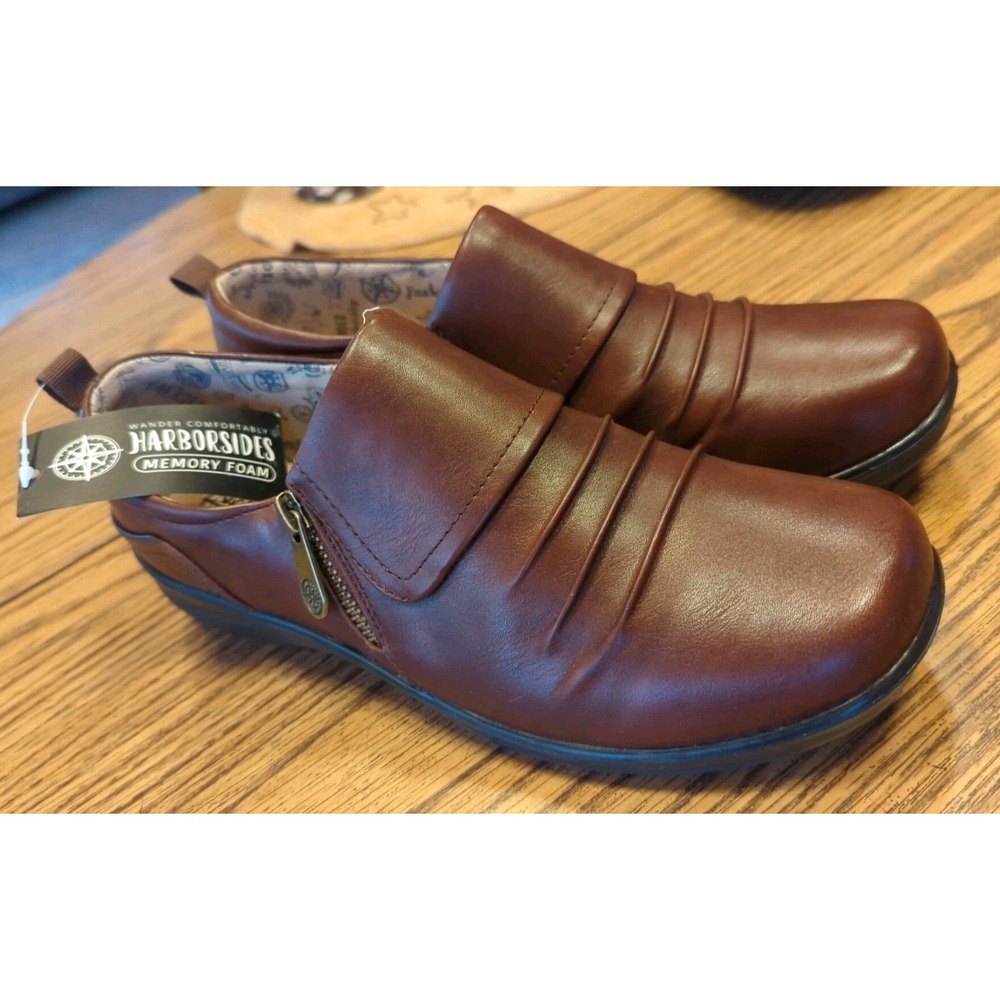 NWOB ATTIE New Harborsides Memory Foam Comfort Shoes Women's Size 8.5 Brown‎